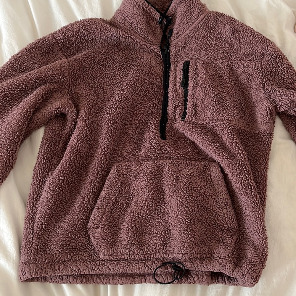 Victoria’s Secret pink Sherpa hoodie